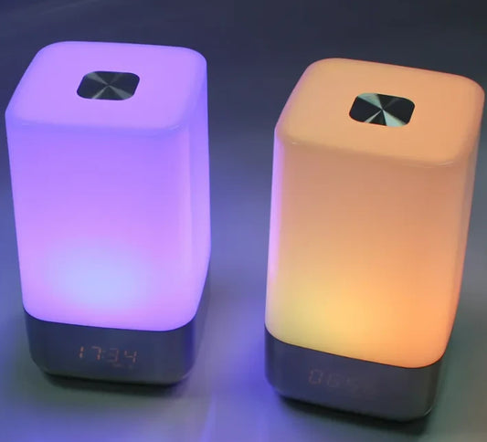 Lámpara LED Inteligente con Reloj Despertador
