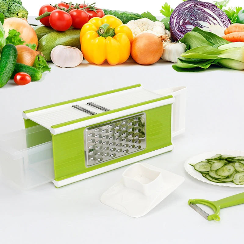 5-in-1 Multifunctional Vegetable Slicer and Grater