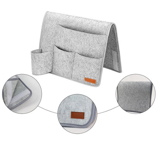 Bolsa de Almacenamiento de Fieltro para Lado de Cama