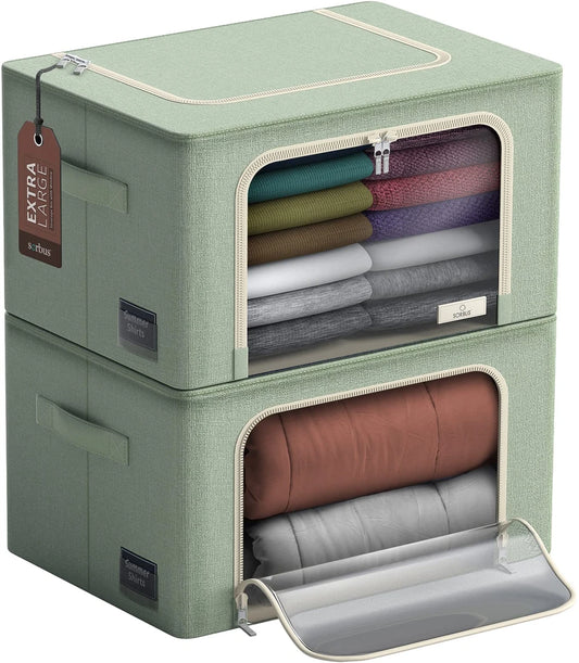 Cajas de Almacenamiento Jumbo con Marco de Metal