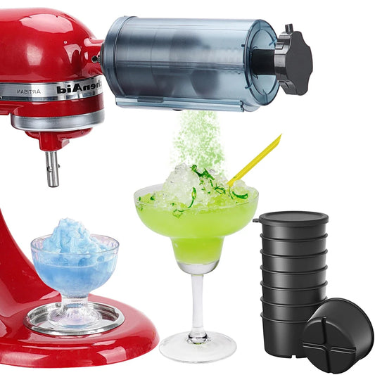 Accesorio Raspador de Hielo para Batidora KitchenAid con Cuchillas y Moldes