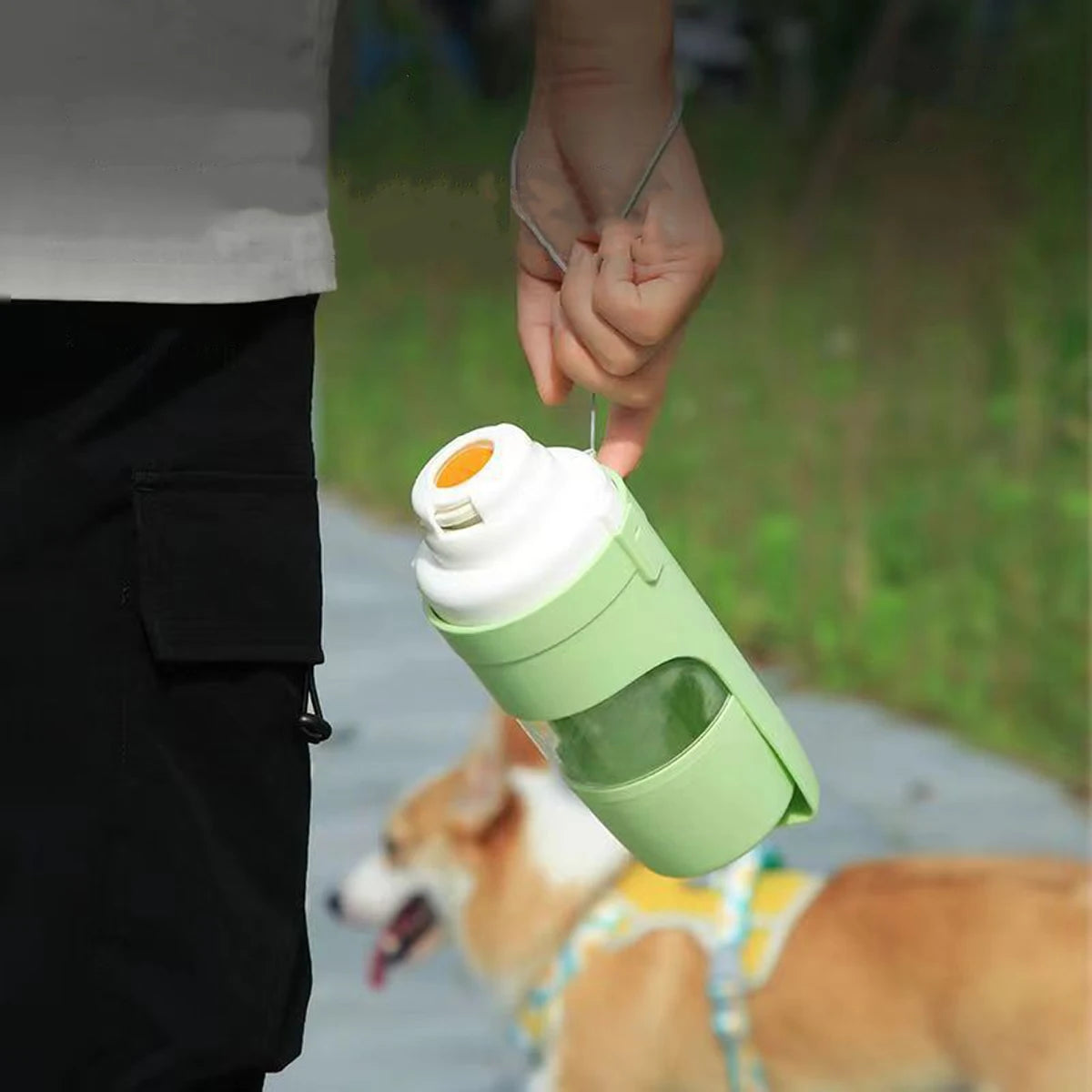 2-in-1 Pet Travel Water Bottle