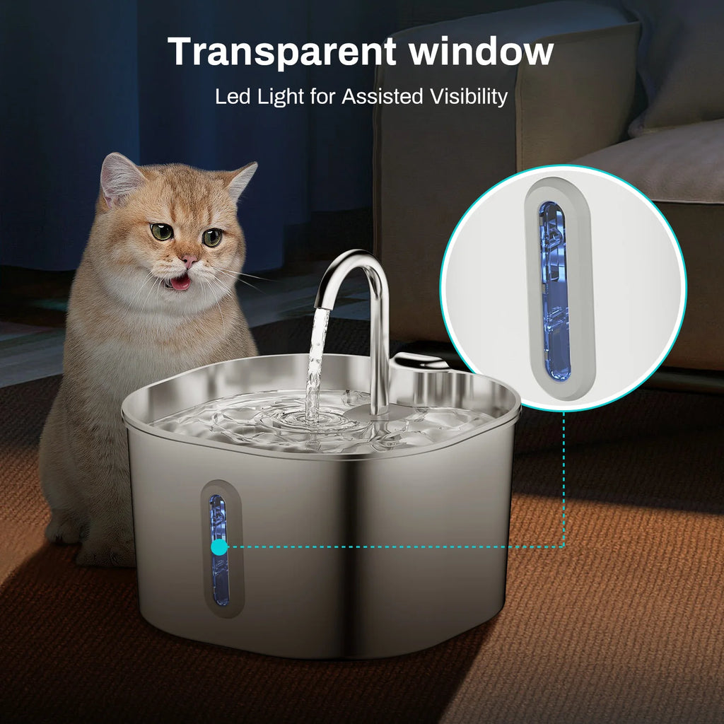Automatic Cat Water Fountain 2.2L