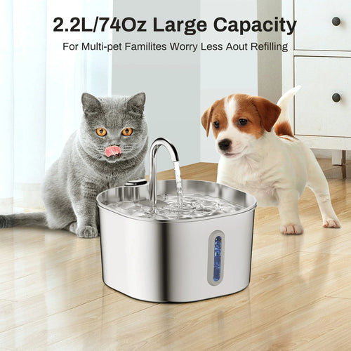 Automatic Cat Water Fountain 2.2L