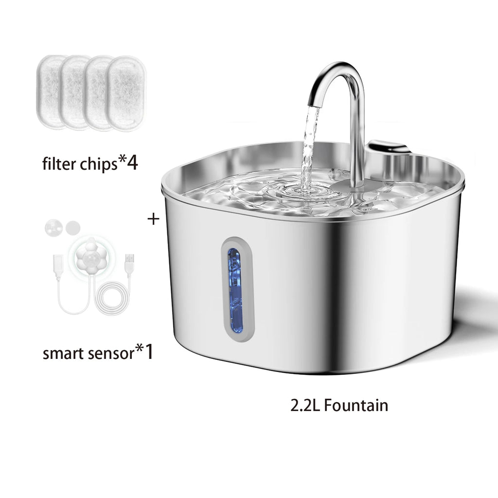 Automatic Cat Water Fountain 2.2L